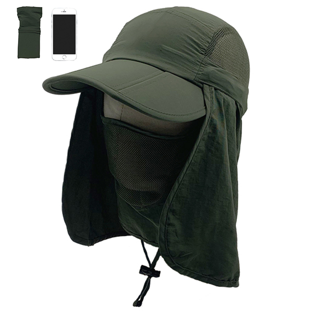 Army green hiking hat