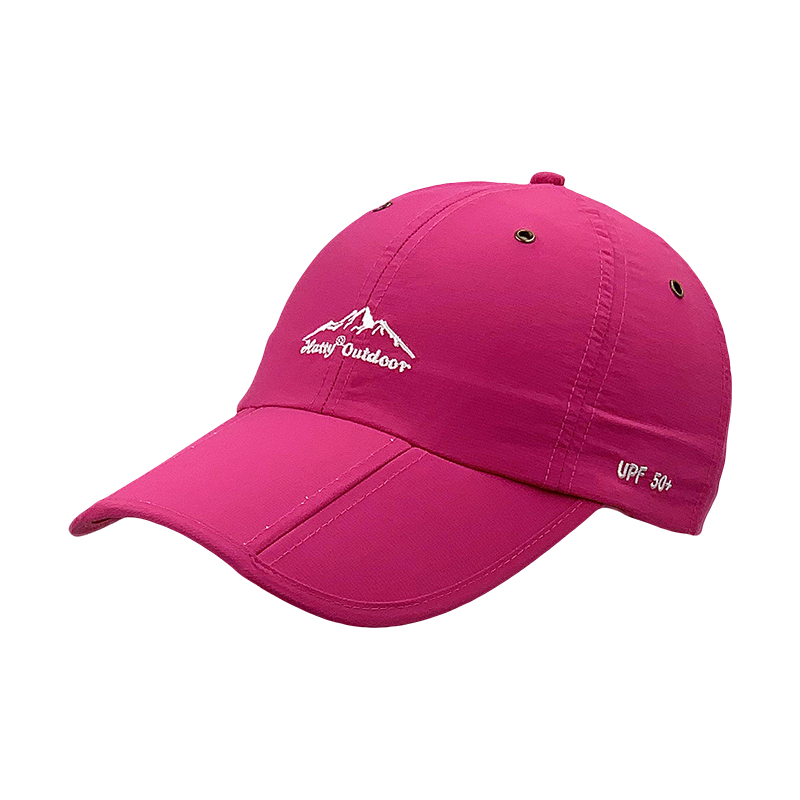 Rose red sport cap